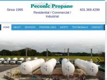 Peconic Propane Inc, NY screenshot